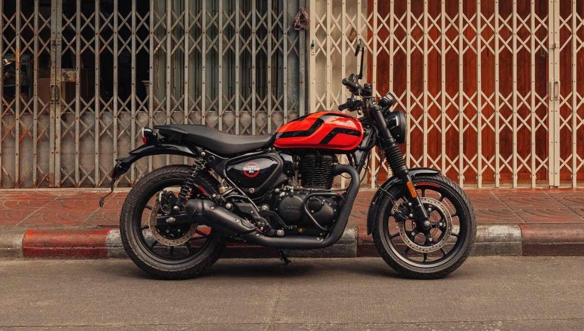Royal Enfield Hunter 350: 130 kmph टॉप स्पीड और एडजस्टेबल सस्पेंशन के साथ, सिर्फ ₹2.05 लाख