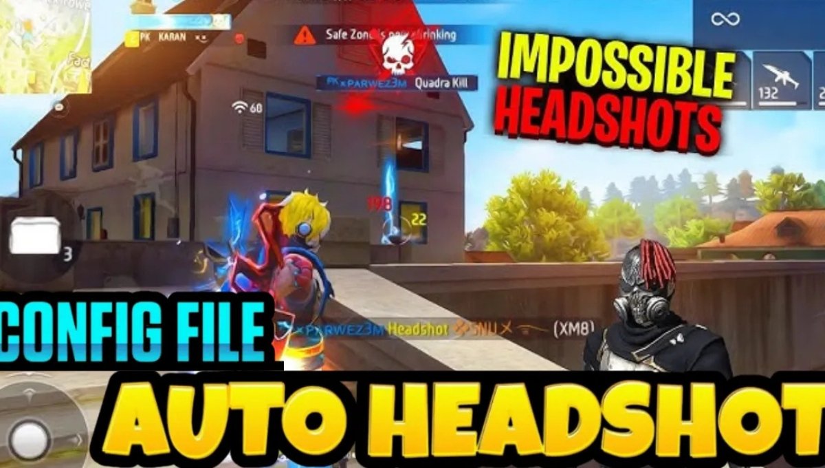 Free Fire MAX Auto Headshot Config File 2025:असली सच जानें, Ban से कैसे बचें