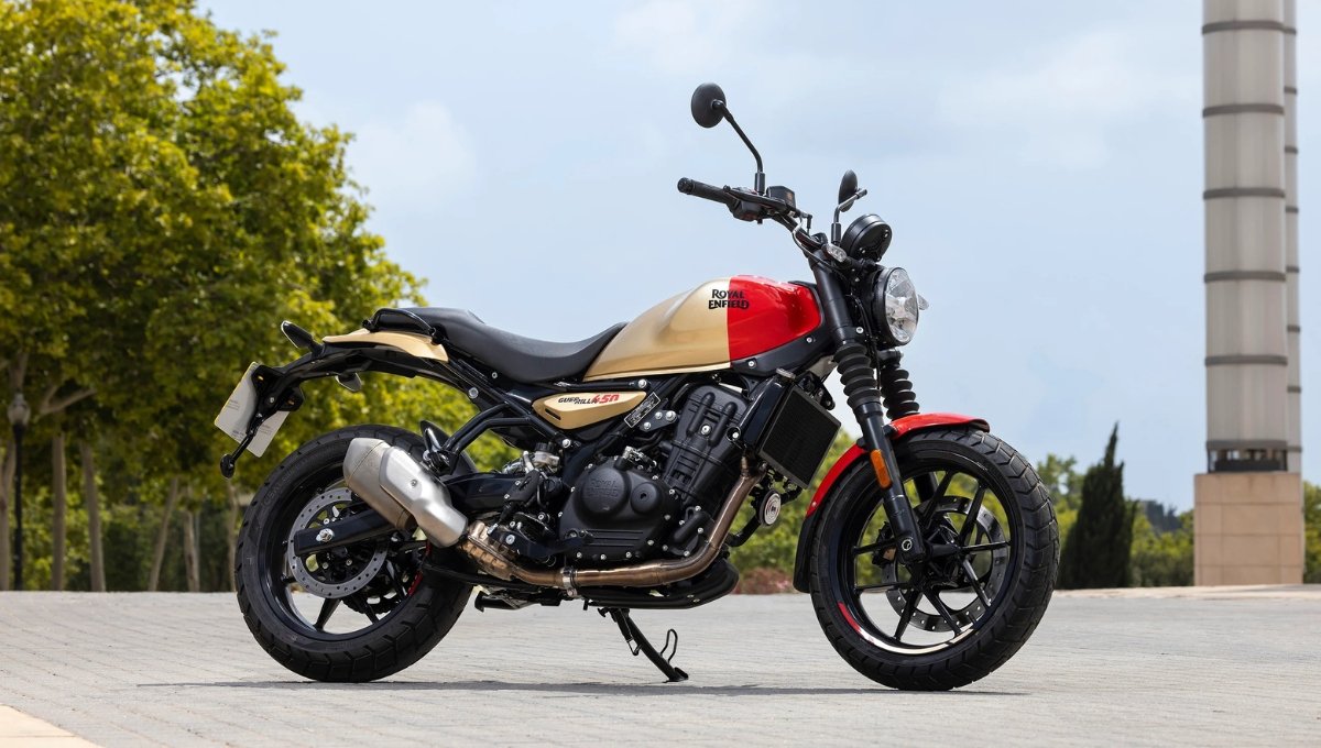 Royal Enfield Guerrilla 450: 452cc पावर 40 PS मैक्स पावर, स्टाइलिश क्रूज़र बाइक कीमत और फीचर्स जानें