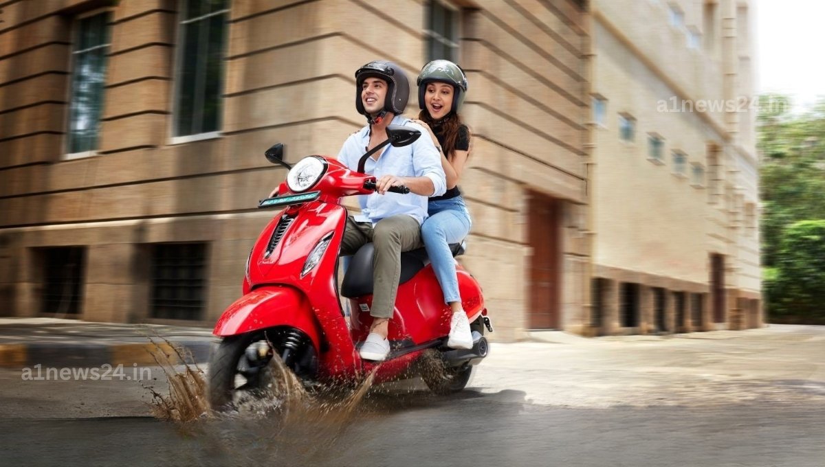 Bajaj Chetak 3001: स्टाइलिश इलेक्ट्रिक स्कूटर स्मार्ट फीचर्स और EMI ₹3,337/माह से शुरू