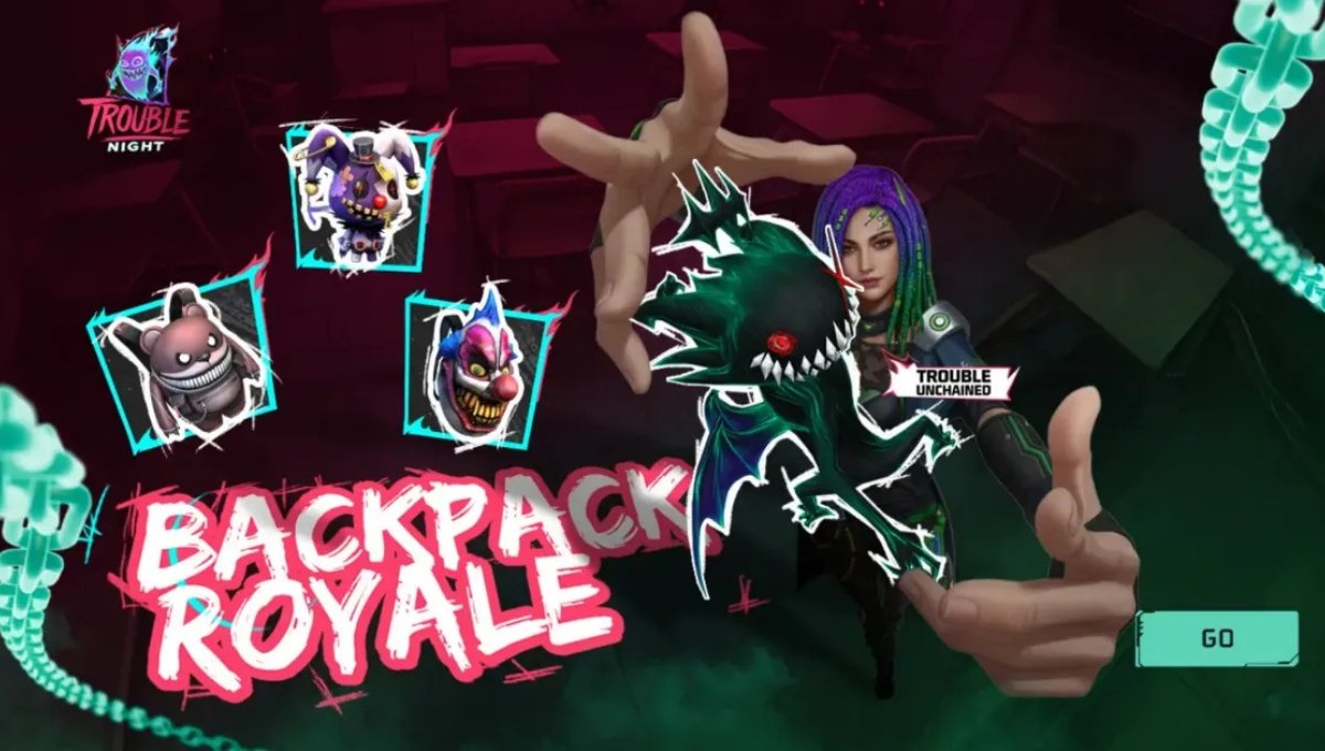 Backpack Royale Event Free Fire 2025: Trouble Unchained और Wicked Teddy पाने का सुनहरा मौका