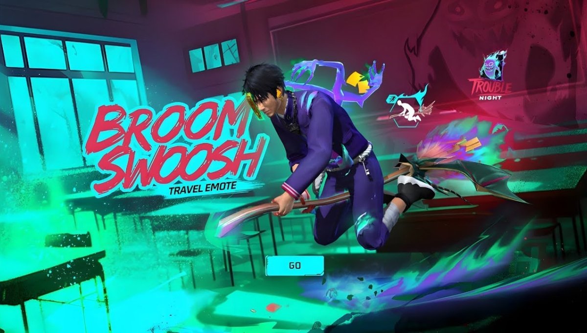 Broom Swoosh Travel Emote से Free Fire में मचाएं धमाल 1 Spin Trick से पाएं ये कमाल का रिवॉर्ड