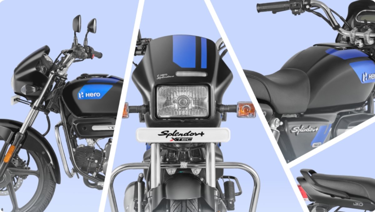 Hero Splendor Plus Xtec: 97.2cc पावर, 87kmph टॉप स्पीड सिर्फ ₹78,000 में