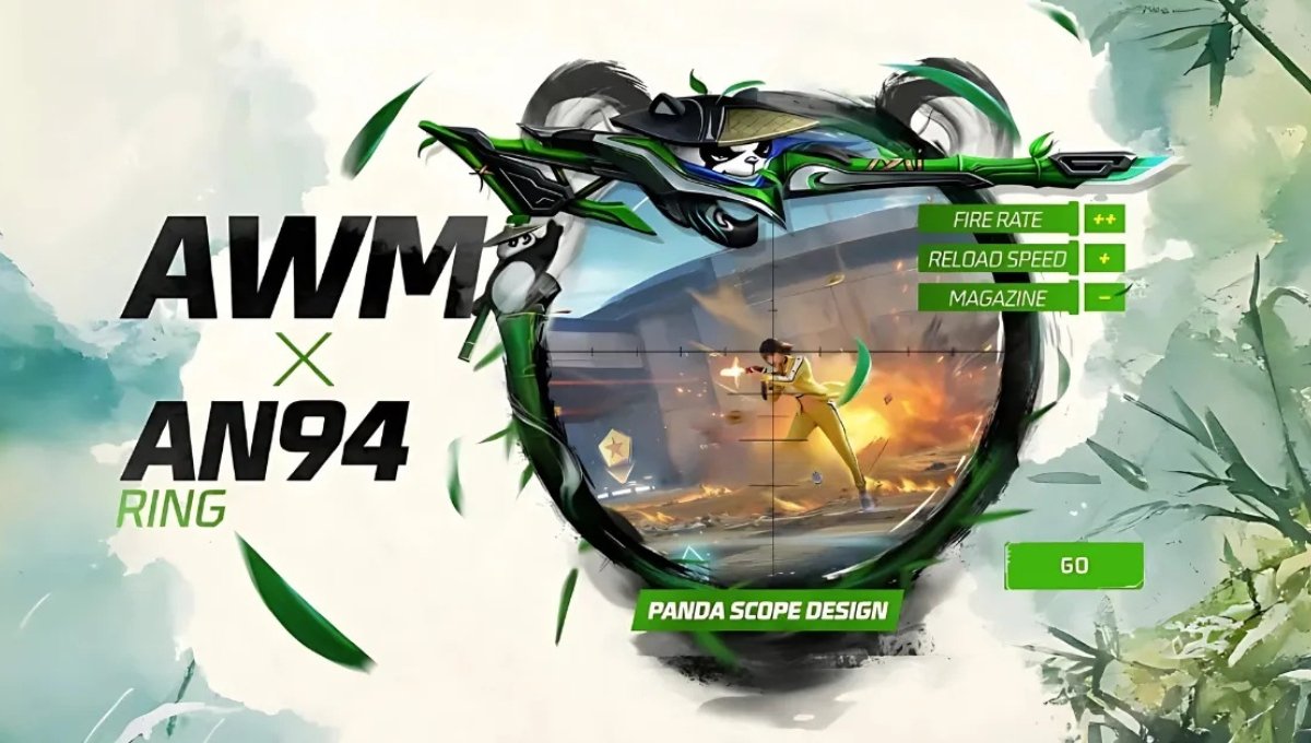 AWM x AN94 Ring Event Free Fire: 1 स्पिन ट्रिक से जीतें Mossy Vinehorn और Wildfire Bolt