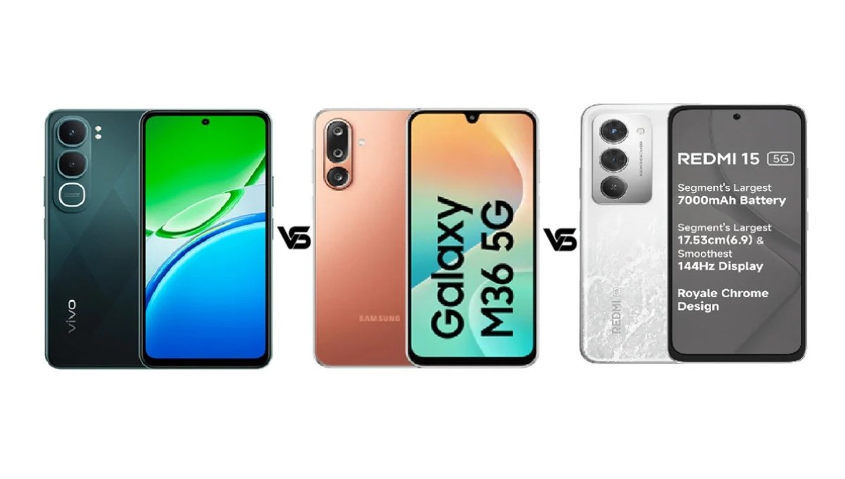 ₹15,000 के आसपास कौन सा फोन है बेस्ट Redmi 15 5G, Vivo Y31 5G या Samsung Galaxy M17 5G में कौन देगा बेहतर परफॉर्मेंस
