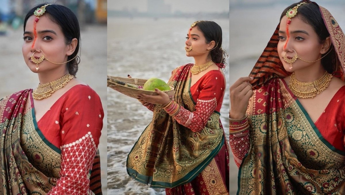 Chhath Puja: भक्ति और सुंदरता का संगम Chhath Puja Morning के लिए मेकअप और हेयरस्टाइल टिप्स