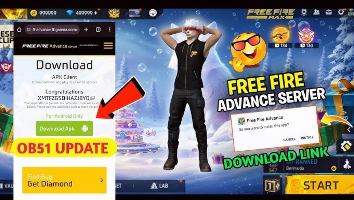 Free Fire Advance Server OB51: रजिस्ट्रेशन, डाउनलोड और फ्री रिवॉर्ड्स की पूरी जानकारी