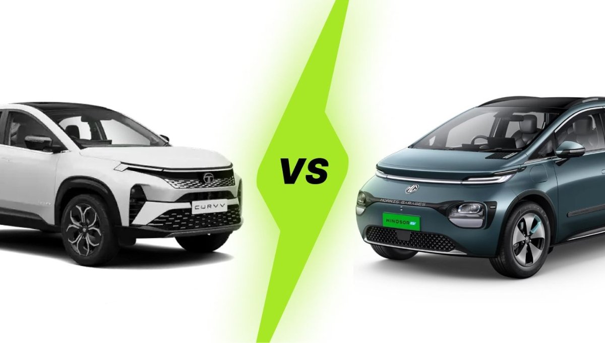 Tata Curvv EV Vs MG Windsor EV जानिए कौन सी इलेक्ट्रिक कार है ज्यादा पावरफुल, रेंज और फीचर्स में आगे