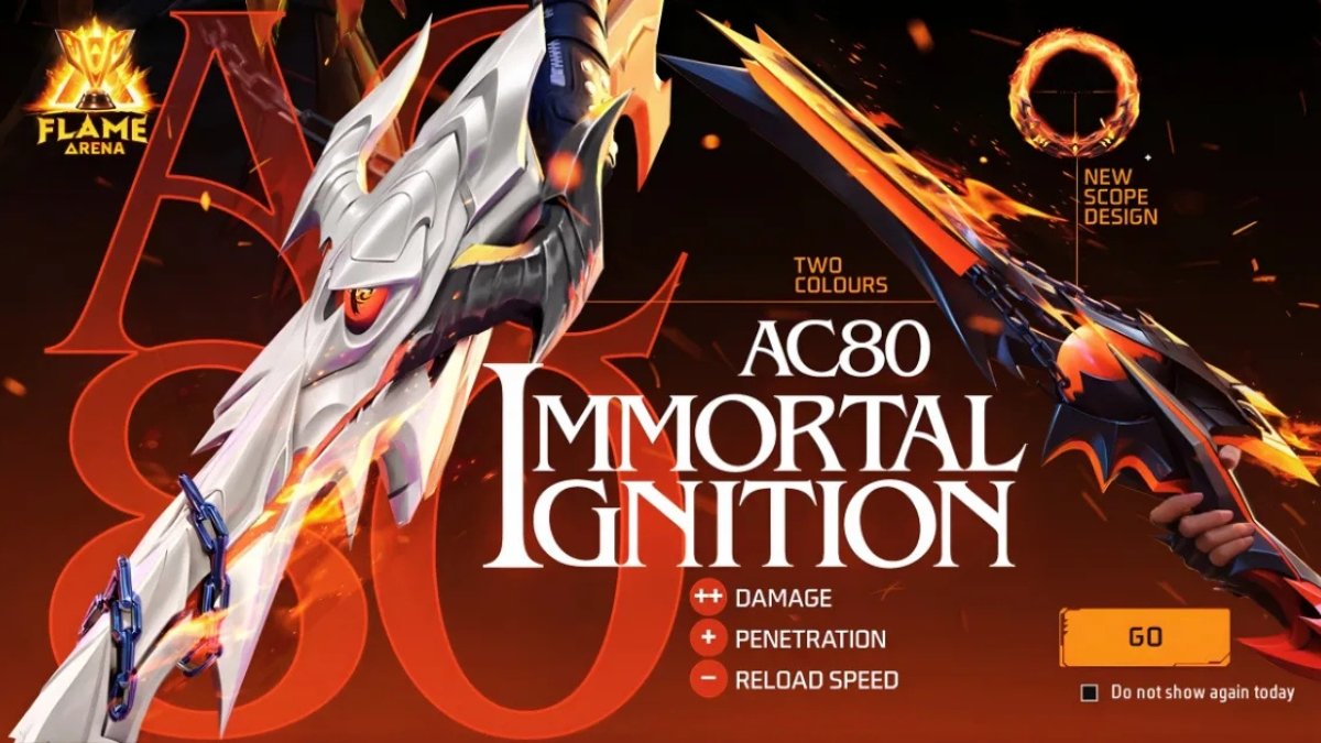 Free Fire AC80 Immortal Ignition