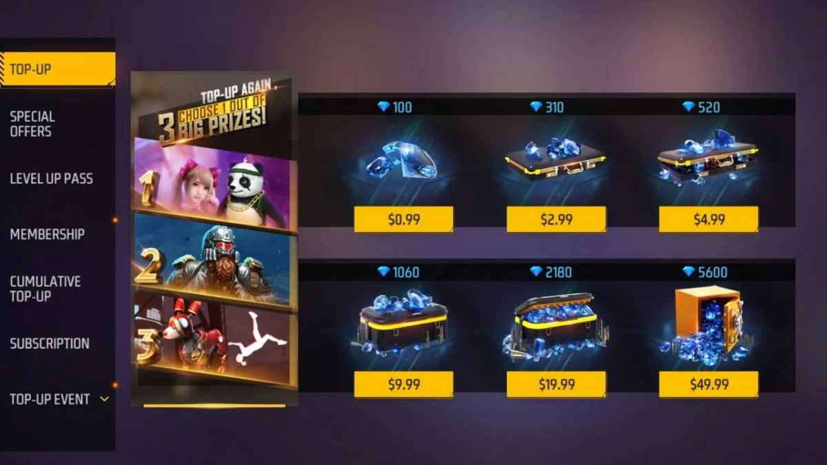 Free Fire Unlimited Diamond Trick