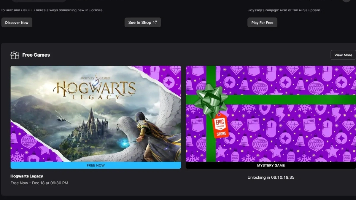 Epic Games Free Games Today