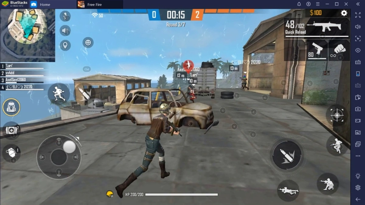 Free Fire Squad Fight