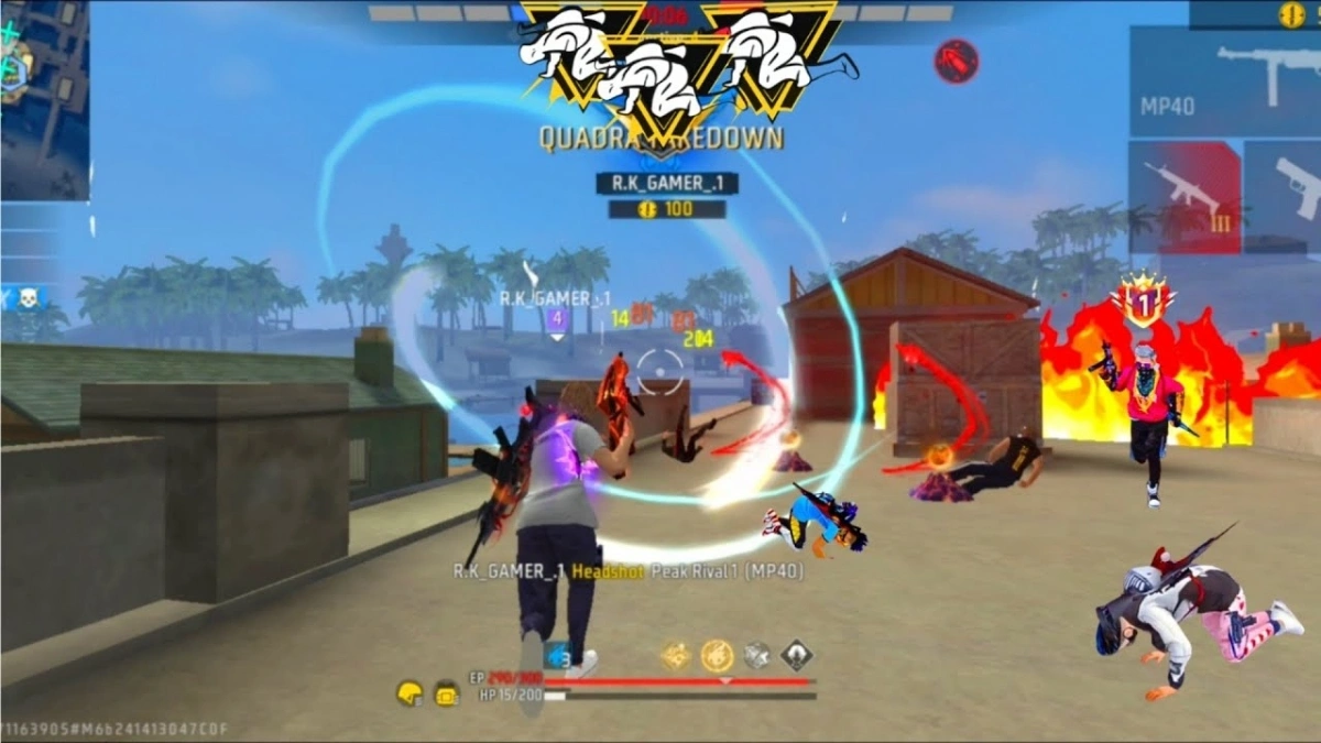 Free Fire CS Rank Match