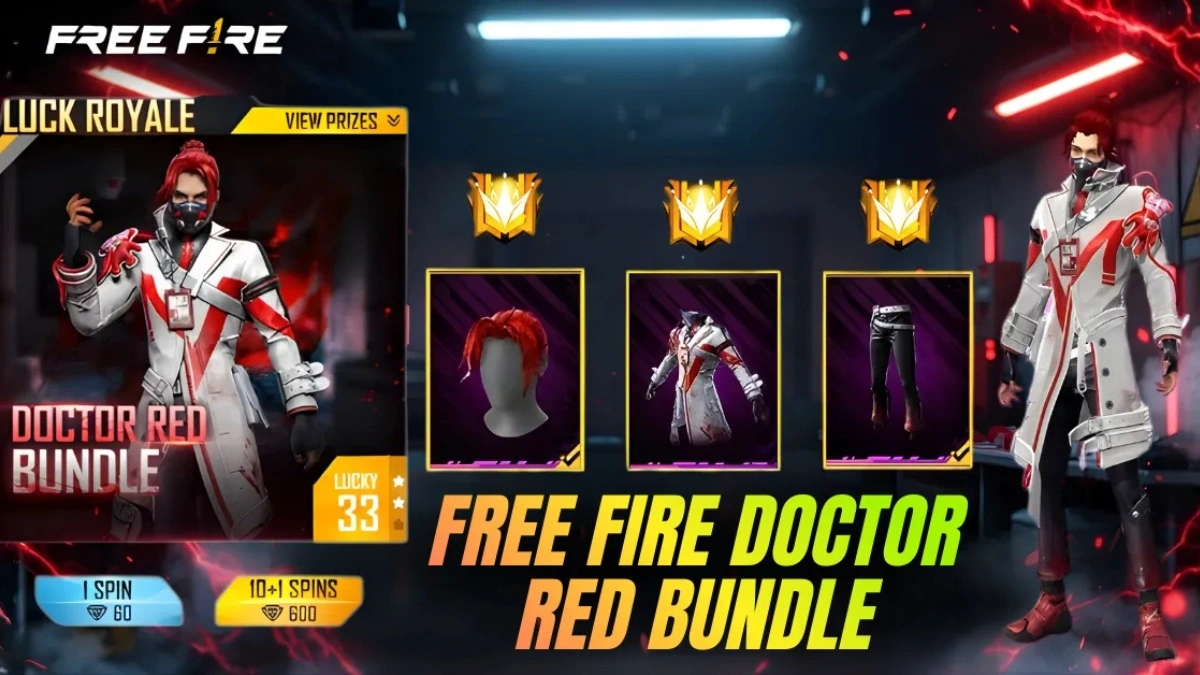 Free Fire Doctor Red Bundle