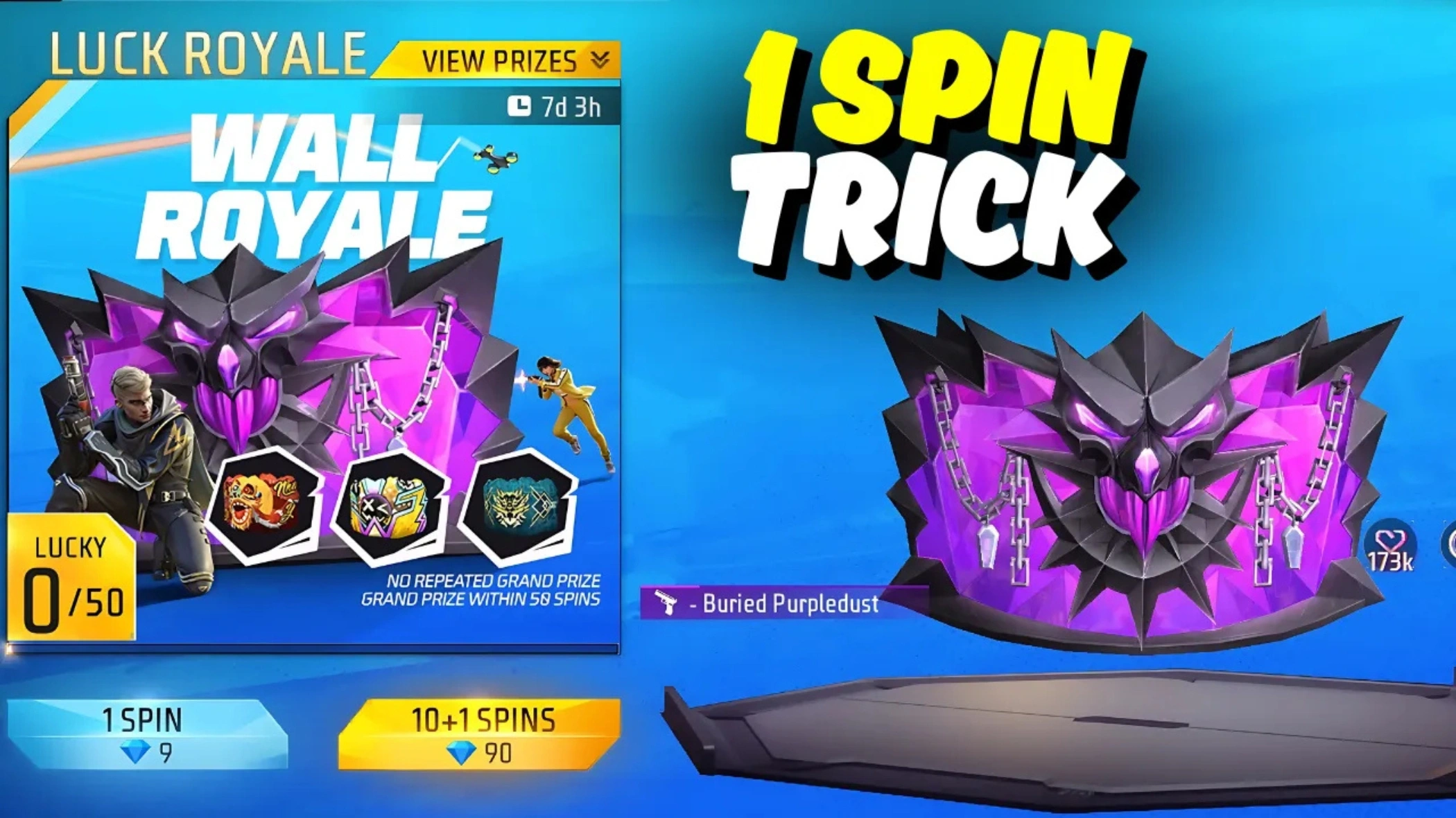 Wall Royale 1 Spin Trick