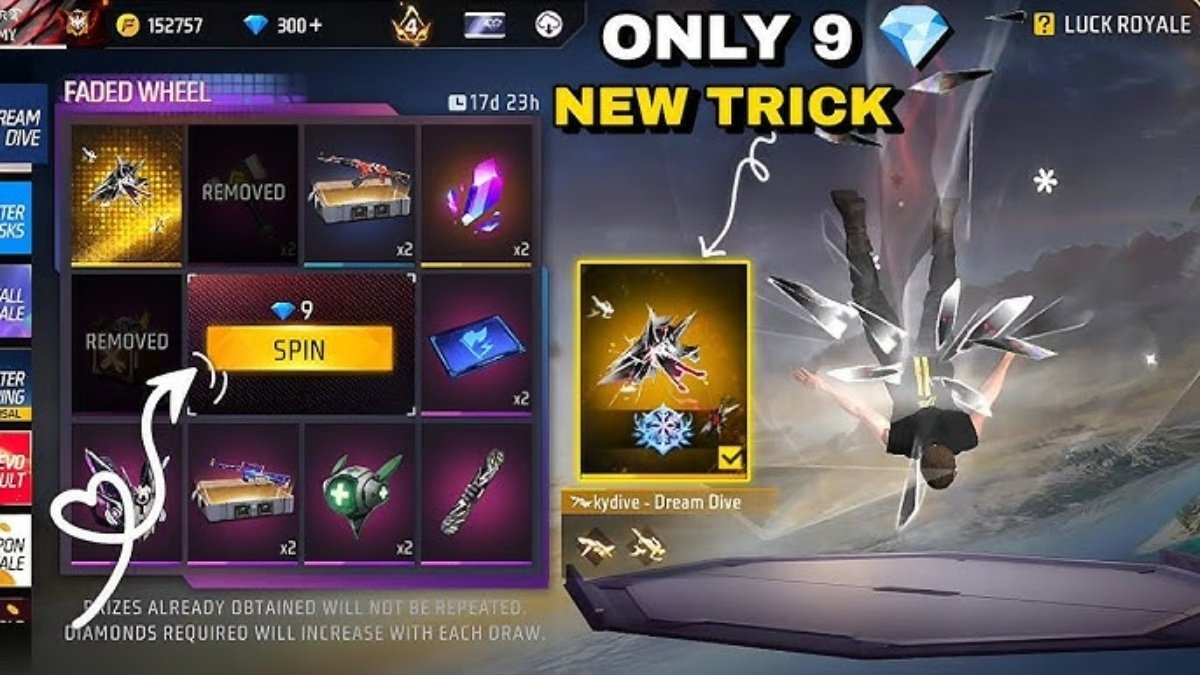 Free Fire Skydive Animation