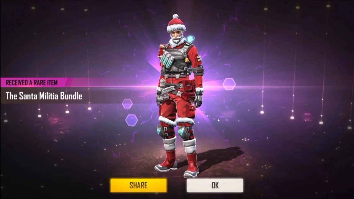 Free Fire Santa Militia Bundle