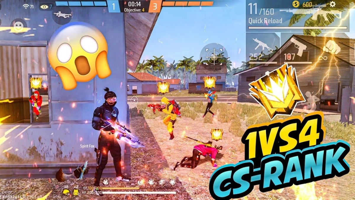 Free Fire CS Rank Match