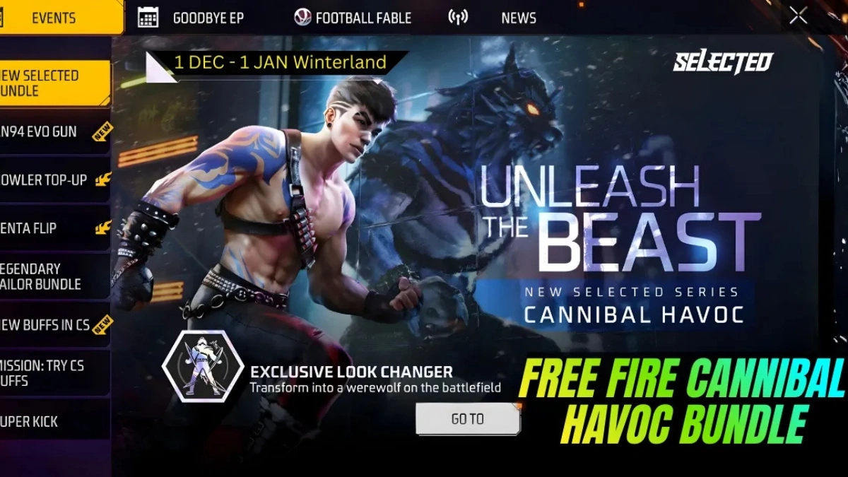 Free Fire Cannibal Havoc Bundle