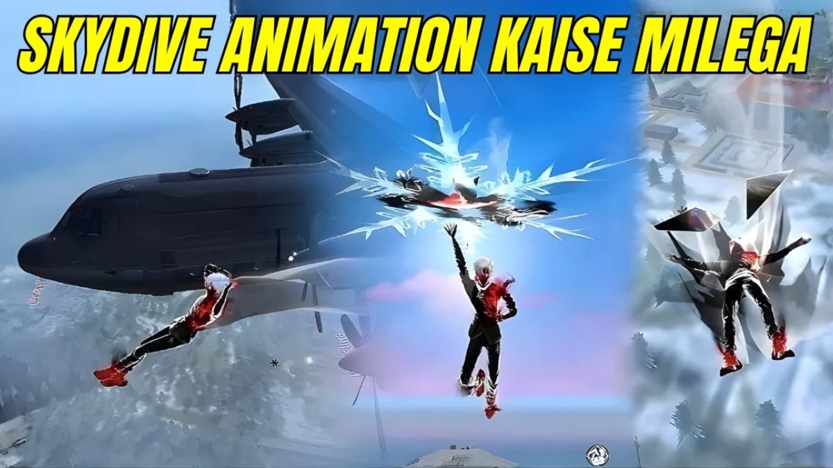 Free Fire Skydive Animation