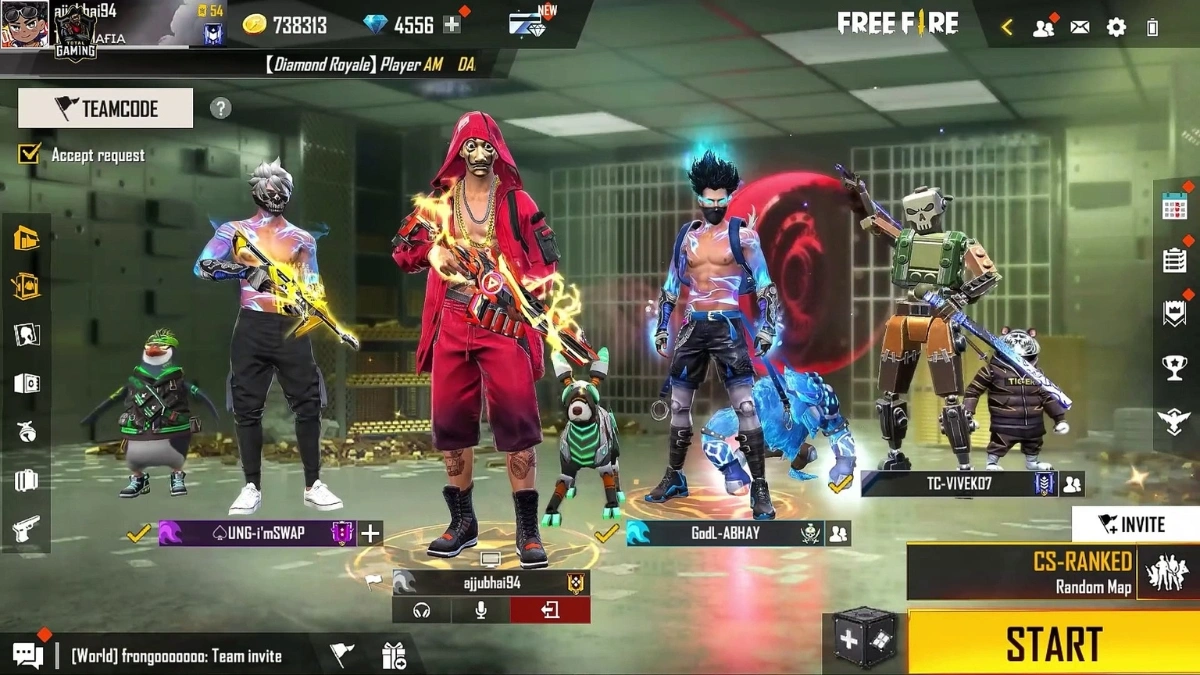 Free Fire Squad Fight