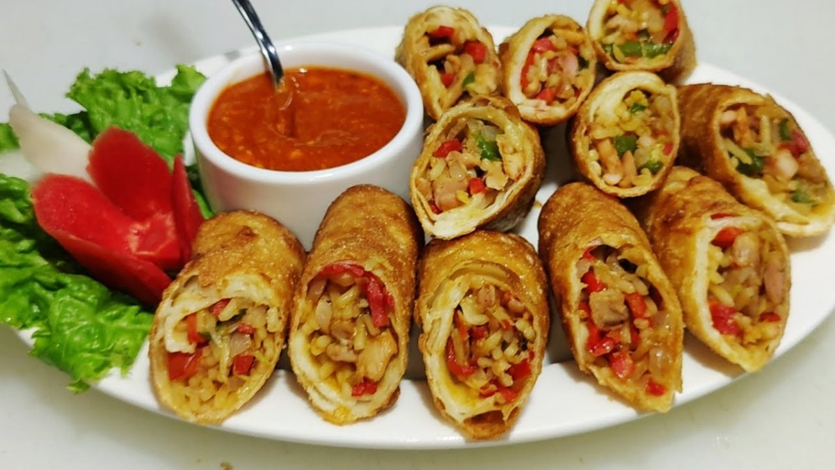 Chicken Spring Roll Easy Recipe