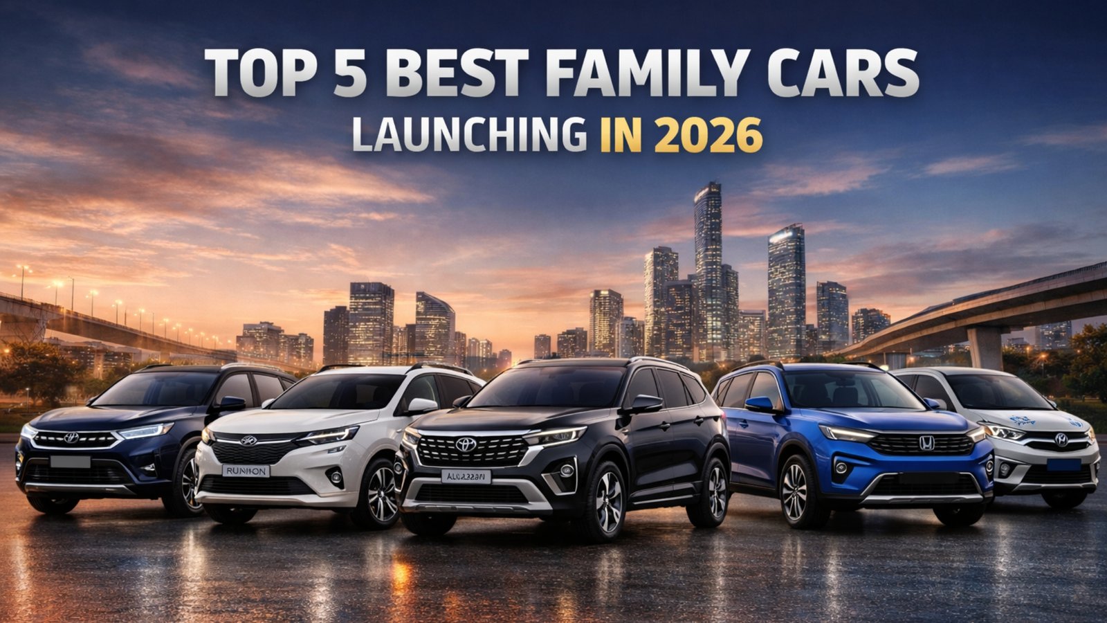Top 5 Best Family Cars Launching