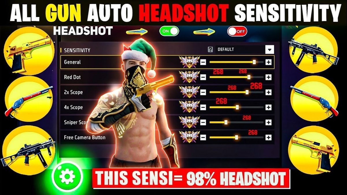 Best Overall Sensitivity For Headshots Free Fire