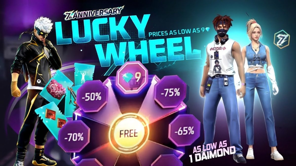 Free Fire Lucky Wheel Event